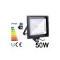 50W LED SMD Floodlights Spot + Motion warm white interior-exterior spotlights object Floodlight floodlight waterproof IP65, no plug