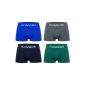 Men's Fashion Men's Boxer Shorts Lounge 'Hombre', 4 pack in trendy colors and improved fit