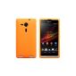 Luxburg® Cover Case Shell Sony XPERIA SP Orange TPU silicone case