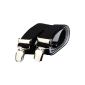 High quality suspenders with 4 extra strong clips for men 3.5cm black, striped and many more (Textiles)
