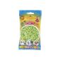 Hama Beads 207-47 - Pearl bag 1000 pieces pastel-green (toy)