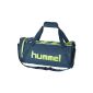Hummel bag Stay Authentic Sports Bag S, Legion Blue / Green Gecko, 50 x 20 x 26 cm, 40-910-8551 (equipment)