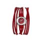 GO Girl Only - 696,268 - Ladies Watch - Quartz Analog - Red Dial - Leather Strap Red (Watch)