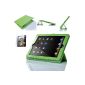 ATC Premium Green Smart Cover for iPad 2 / iPad 3 / iPad 4 New i-Pad Smart Cover Cases inkl.Schutzfolien Kit and Stylus Pen (electronic)