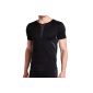 Sports functional underwear men's short sleeve shirt Seamless of celodoro - skiing, Thermal & functional shirt without irritating seams and elastane in various colors (Sports Apparel).