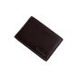 BOCCX Mini Leather Wallet Men's wallet wallet purse 30020 10x7x1 cm (Textiles)
