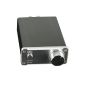 SMSL SA-50 D-AMP TDA7492 Hi-Fi Stereo Amplifier / Amplifier (amplifier + power adapter, 2x50watt) Silver (Electronics)