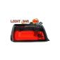 in.pro.  1213898 HD taillights Lichtbar BMW 3-er E36 90-97 Coupe and Cabrio Year, red - black (Automotive)