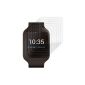 6x kwmobile® protective film for Sony Smartwatch 3 TRANSPARENT screen.  High Quality (Electronics)