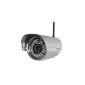 Foscam - Waterproof FI8904W surveillance IP Camera with Night Vision Outdoor - (lens = 3.6mm, the viewing angle = 60 °) Wi-Fi / Wireless - Silver (Electronics)