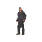 RAIN SUIT (rain set consisting of jacket and pants), completely waterproof, color black, available from Gr.  S - XXL (Misc.)