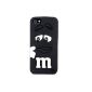 MEILISHO® Owl Iphone 5 / 5S Silicone Case Protection Cover Case (Black) (Clothing)