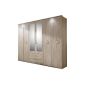 Wimex 215,681 revolving door wardrobe Logo 220 x 270 x 58 cm, Front and carcase Oak rough sawn replica (household goods)