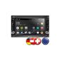 NavGear StreetMate 2-DIN car stereo with 6 