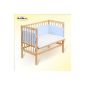 FabiMax rollaway BASIC nature, incl. Mattress and nest, 9 colors to choose from (Baby Product)