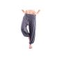 Yoga Pants in different colors harem pants - S to 4XL (32 34 36 38 40 42 44 46) Aladdin bloomers yoga pants (Textiles)