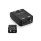 deleyCON - Digital Toslink to digital coax audio converter - bidirectional - in both directions - Converter / Splitter / Converter - from optical Toslink to digital coaxial (RCA) output - or vice versa - HD Audio Converter - Dolby Digital - DTS - PCM and much more.  (Electronics)