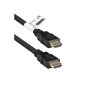 mumbi HDMI cable with gold plated contacts (Full HD 1080p, 15 m) (accessory)
