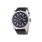 Tommy Hilfiger Men's Watch Chronograph Quartz leather 1790730 (clock)