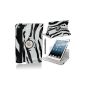 Stuff4 MR-IP234-L360-ZEB-STY-SP Case with 360 ° rotation action Zebra iPad 2/3/4 (Personal Computers)