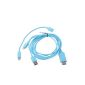 Xcellent Global - Micro USB MHL to HDMI cable Digital video adapter cord to the phone with blue MHL function M-AV005 (Electronics)