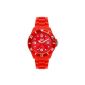 ICE-Watch - SI.RD.SS09 - Ladies Watch - Quartz - Analogue - Red Silicone Bracelet (Watch)