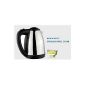 JOLTA ® DESIGN Scheffler stainless steel kettle 1.8 L 360 ° Cordless station wirelessly Rotary