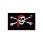 Pirate flag 150x90 polyester stable Hissflagge # 1 Bandana