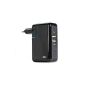GMYLE (R) Black 24W 4.8A Dual USB Ports Travel Wall AC Power Portable Charger Load (EU Plug) for iPhone 4S / 5 / 5S / iPad Mini 2 3 4 / iPod Touch / Android smartphone / Samsung Galaxy S3 / S4 / HTC / Nook / Nexus 4 July 2013 (Electronics)