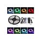 Airtop 300 LEDs 5M 5050 RGB LED Strip 12V 5A incl. Power supply and 44 keys remote control Waterproof