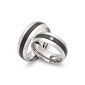 Unique Wedding Rings Wedding Rings Partner Rings stainless steel engraving R9108s (jewelry)