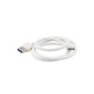 iProtect Micro USB charging cable and high-speed data cable white for Samsung Galaxy S5 (Electronics)