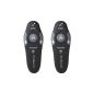 2 The DODOCOOL Wireless Cordless Presenter Remote Wireless PowerPoint Remote Control up to 15 meters with red laser pointer laser emitting power of less than 0.5 mW (Presenter4)