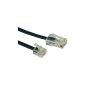 DITM® cable or DSL Phone male RJ11 to RJ45 male - black - 0.30 m (Electronics)