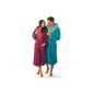 Bathrobe Cairo Sauna sheath of terry hooded bathrobe for Men & Women in 6 colors at the spa set with embroidered Lashuma Wash cloth (textiles)