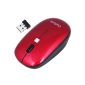 Daffodil WMS316R Wireless Optical Mouse / Wireless Mouse - Computer mouse with 3 buttons, wheel and DPI (PPP) Adjustable (Max: 1600) - For Laptop / Notebook / Desktop - Compatible with Microsoft Windows (7 / XP / Vista) and Apple Mac (OS X +) - Powered by 2 AAA batteries (included)