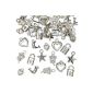 Lot 90 Silver Charms - Ideal for making bracelets (Toy)