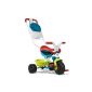 Smoby 444199-2-in-1 tricycle, Be Move comfort Pop (Toys)