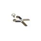 True Utility TU249 SciXors scissors sharp stainless steel keychain (Sport)