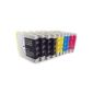 NTT® 10 pieces XL cartridges 4x black & each 2x Cyan Magenta Yellow (Office supplies & stationery)