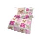 IDO Fine Flannel duvet cover 2 pcs.  Beige Pink Horse 47757-209 Children Youth Bedding 80x80 cm / 135x200 cm