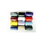 Wire coils cone 12 Sewing 12 color polyester coil son 1000m