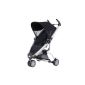 Quinny 72902970 - Zapp Xtra, practical Travel System, including basket, sun canopy, raincover and adapters for carrycot, Rocking Black (Baby Product)
