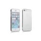 iHarbort® 0.5MM Ultra Thin Case iPhone 5 5S Cover Clear Transparent with Screen Protector (Electronics)