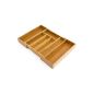 Cutlery Tray Bamboo extendable 29-43 cm (household goods)