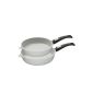 King PS26 cast aluminum Frying Pan Set 2-piece with removable handles, gray (household goods)