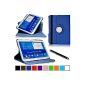 Cool Gadget Tablet pocket - for Samsung Galaxy Tab 10.1 4 T530 T535 in Blue + 1x Protector + 1x touch pen (electronic)