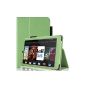 Case Fire HD 7 IDACA leather case cover for Fire HD 7 (4th generation), 2014 (Fire HD 7, green)
