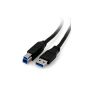 CSL - 1.8m USB 3.0 SuperSpeed ​​connector cable / data cable | USB Cable A Male to B Male | up to 5 Gbit / s | Multiple shielded | PC & MAC | 1.8 meters (Electronics)