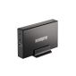 semper EC3SUB3-1 external housing design (8.9 cm (3.5 inches), SATA, USB 3.0) for hard disk with stand black (Accessories)